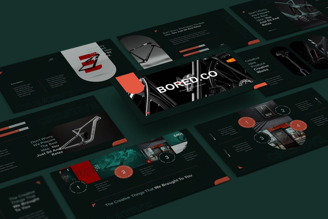 Creative Pitch Deck Template - Etsy