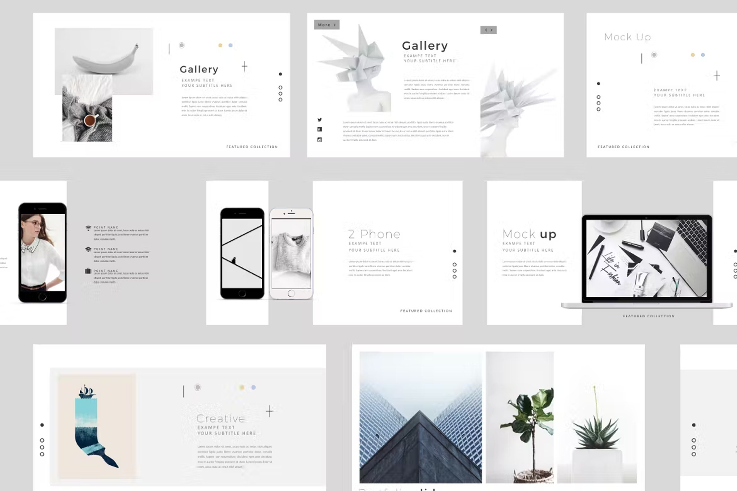 CLEAN Powerpoint - Etsy