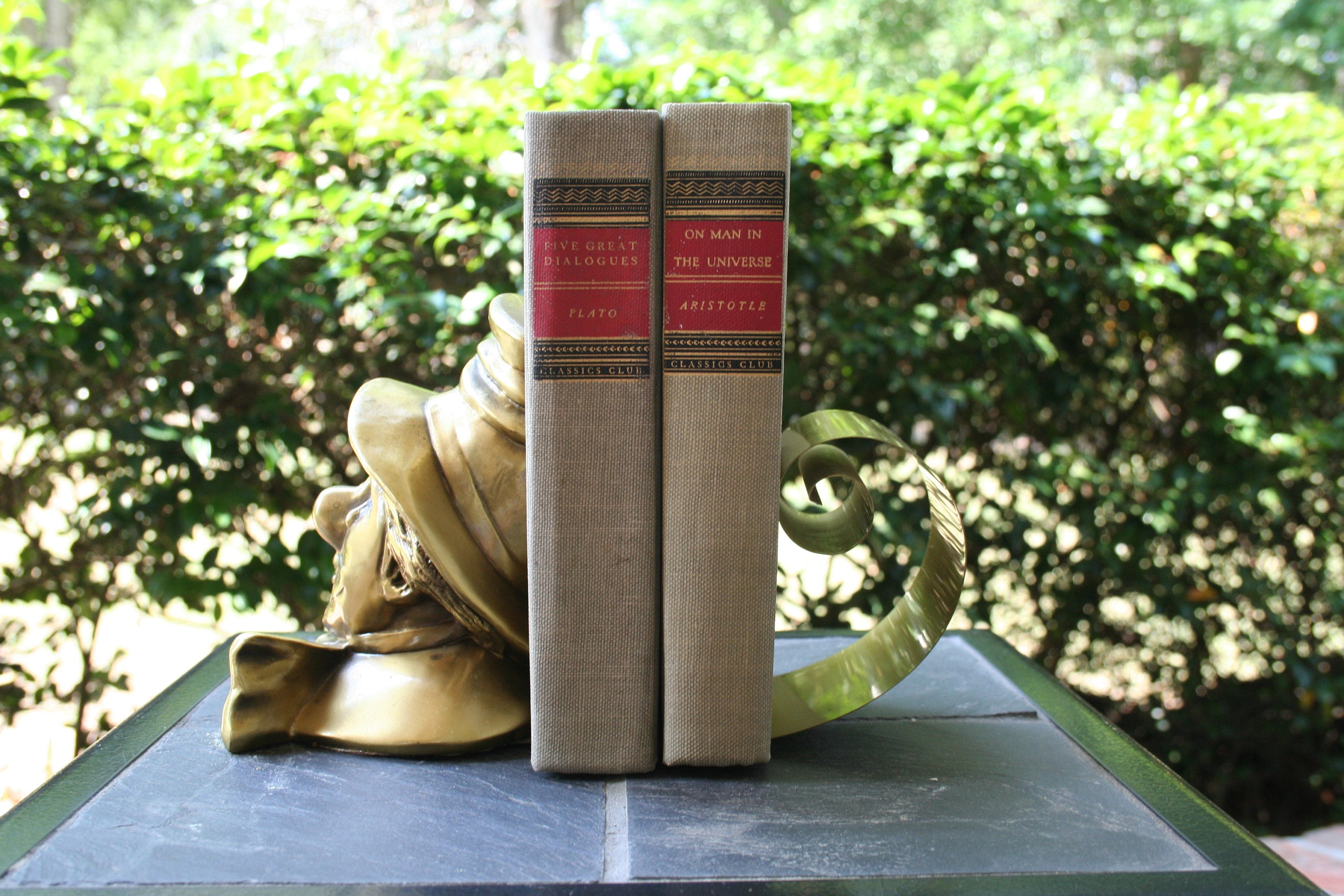 PM Craftsman Lakeland Fl Brass Clown Bookend Etsy