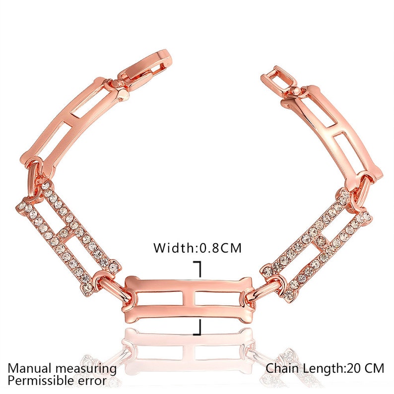 18K rose gold plated Bracelet