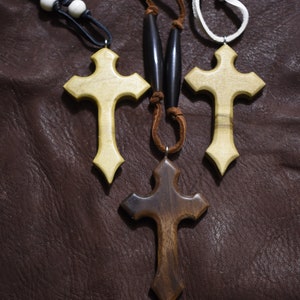 Wooden Cross pendants