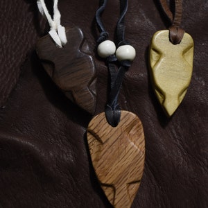 Wooden Arrow pendants