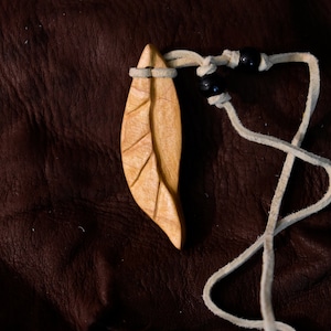 Wooden Pendant, Necklace