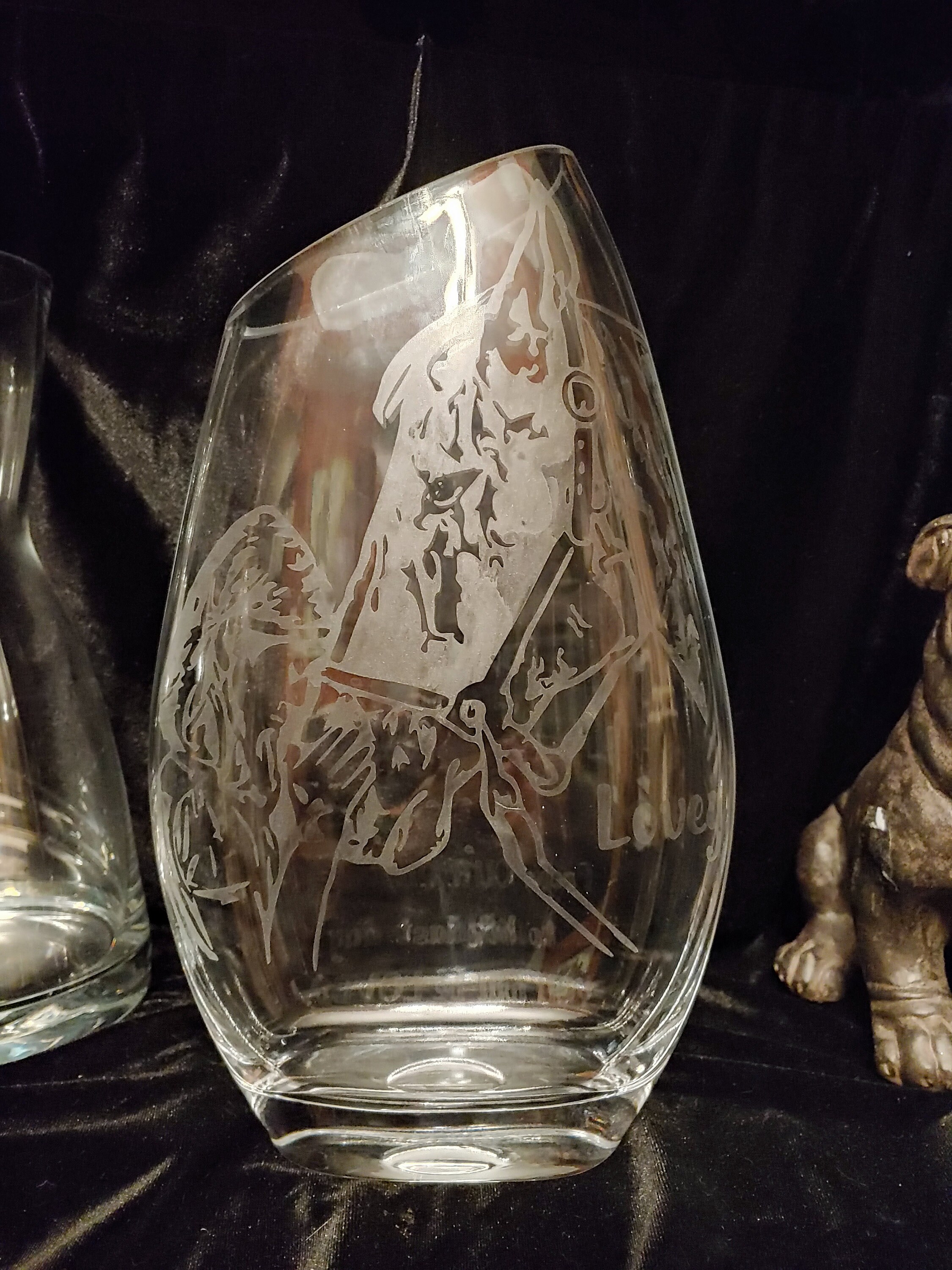 Custom Etched Vases Etsy
