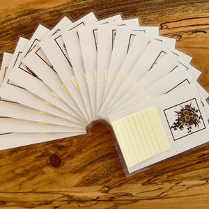 Vintage Floral,  4 Table, Reusable Bridge Tallies, Great Prize or Gift