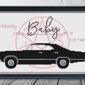 Supernatural Inspired Baby the Impala Cross Stitch PDF Pattern | Instant Download