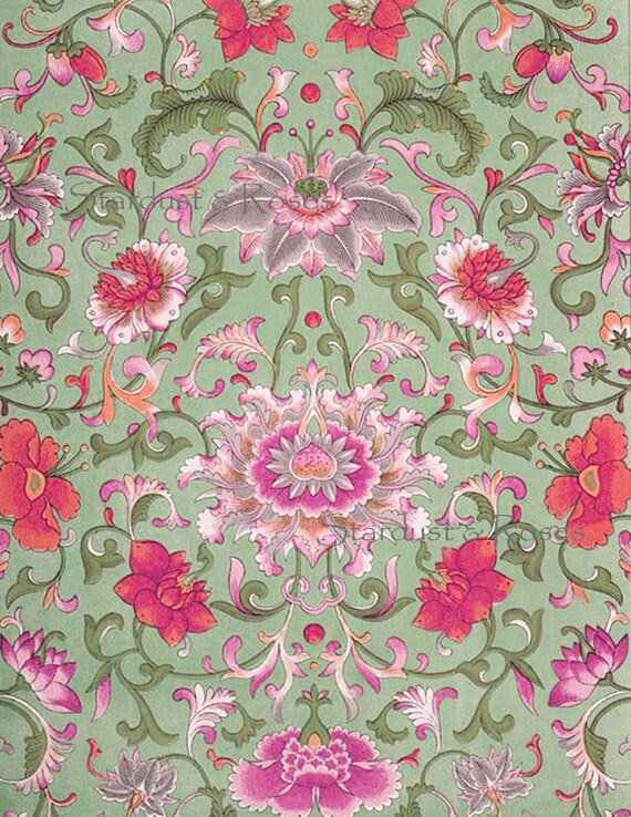 Antique Wallpaper Download Floral Digital Printable Art Etsy Antique Wallpaper Download Floral Digital Printable Art Etsy