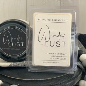 Natural Soy Wax Melts, Highly Scented Clamshell Wax Tarts, Soy Wax Tarts, Eco Friendly Wax Warmer Melts, Home Fragrance, Wax Melt Cubes