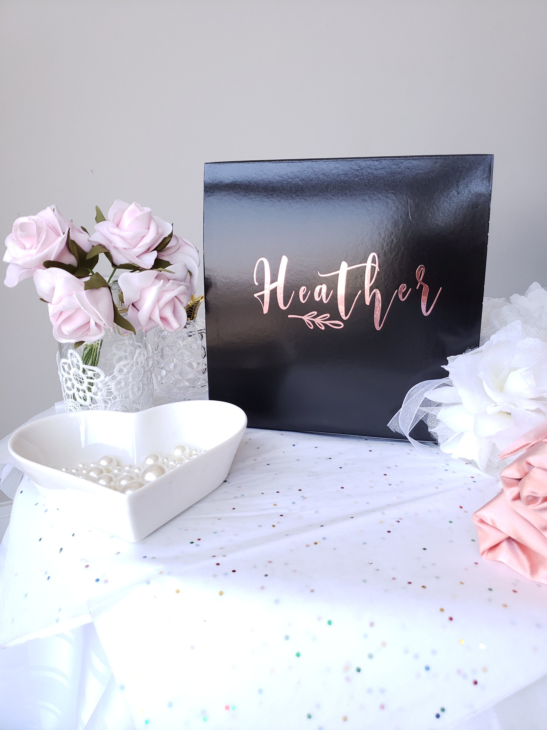 Black Bridesmaid Box Bridesmaid Proposal Box Will you be Etsy