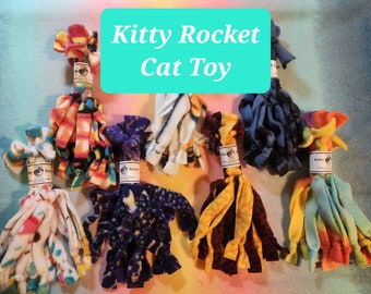 Kitty Rocket Fleece Cat Toy set of 2