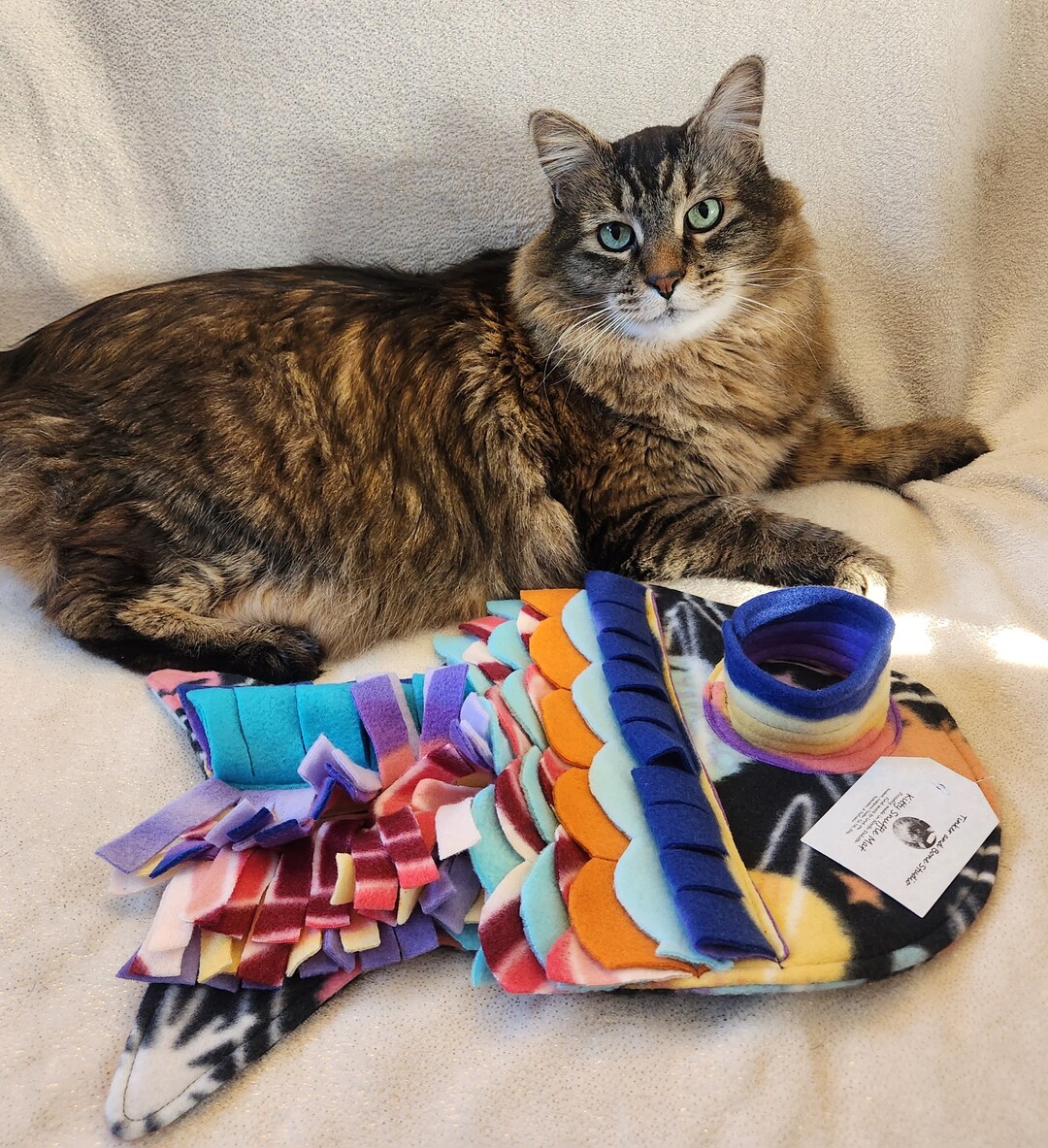 Handmade Fleece Cat Snuffle Mat, for All Sizes of Kitties Etsy