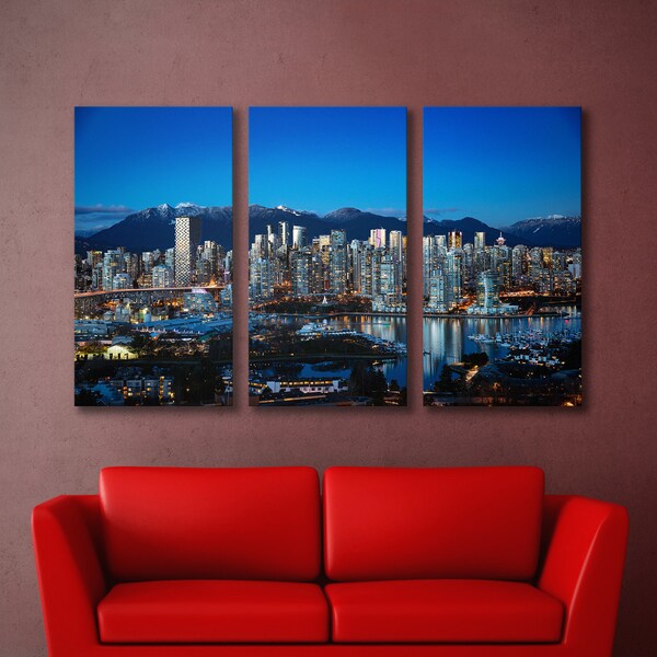 Vancouver Skyline Etsy
