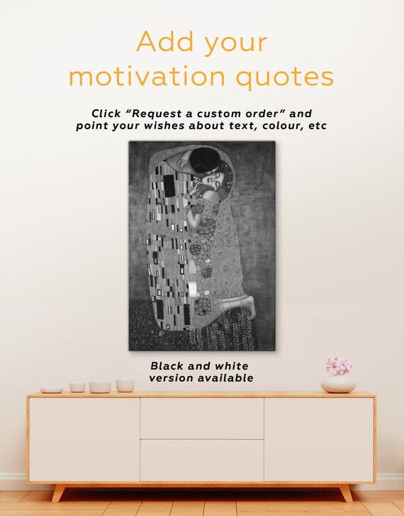 Vintage Arte Comillas Kiss Imprime Etiquetas De Pared Una Casa