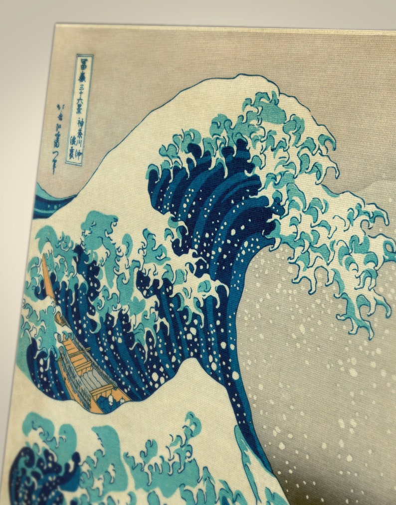 The Great Wave off Kanagawa Hokusai Japanese Wave Painting Etsy