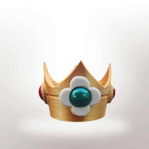 Princess Daisy-set met kroon en choker