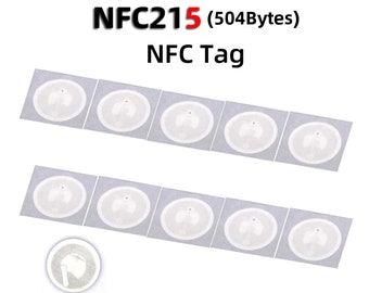 NFC Tag NFC215 Label 215 Stickers NTAG215 504 Bytes Tags Badges Lable Sticker 13.56mHz For TagMo Forum Type2 Ntag