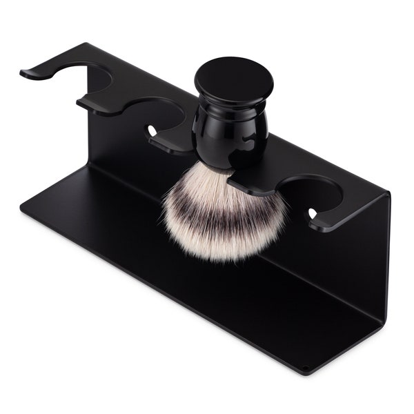 Workshop Seconds in Discontinued black Color may have defects such as scratches chips or marks Quad Brush Stand