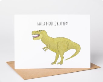 Dinosaur Birthday Card