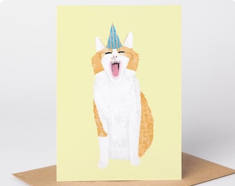 Cat Birthday Card
