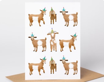 Goat Birthday Card