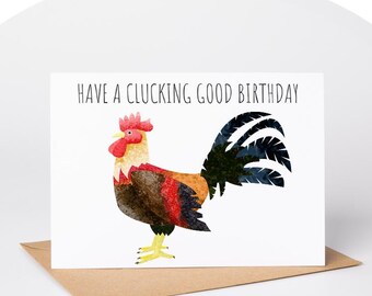 Cockeral Birthday Card