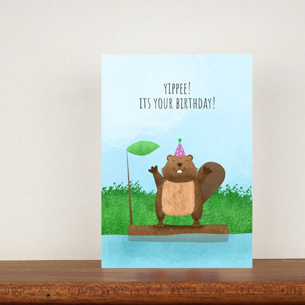 Yippee! Its Your Birthday! Birthday Card, Birthday Cards, A6 Card, Cute Cards, Greetings Cards For Birthdays, Birthday 44
