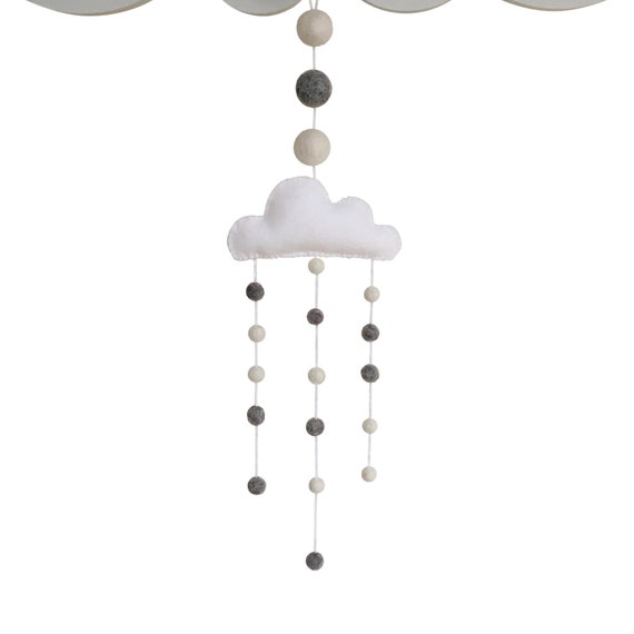 Cloud MobileBaby MobileCot MobileNursery DecorWhite and Etsy