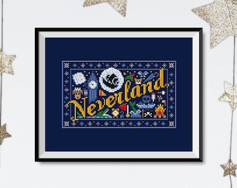 Neverland Mini Sampler | PDF Cross Stitch Chart