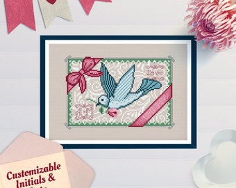 Sending Love | PDF Cross Stitch Chart