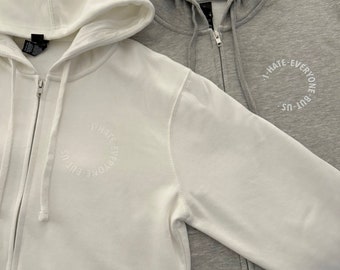 I Hate Everyone But Us - Hoodie Set