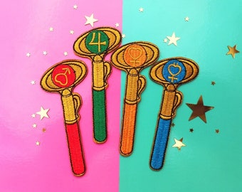 ¡Conjunto de parches de la pandilla de chicas mágicas Inner Senshi!