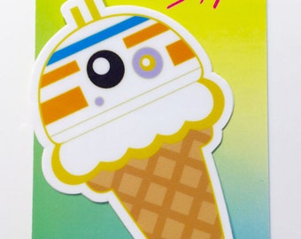 BB-8 ice cream Sticker! ~ BB-Cone!