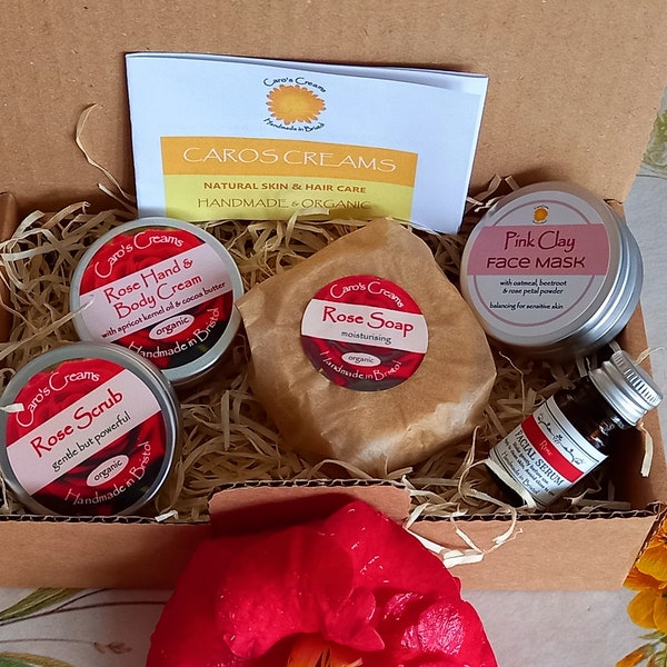 Box of natural Rosey Goodness for your Skin