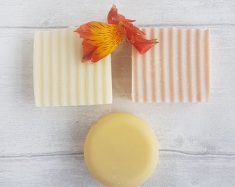 Natural Organic Vegan Soap - Zero Waste, bubbly soap with vegetable-based ingredients, palm free