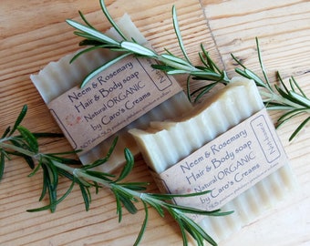 Solid Shampoo Bars (Organic Natural)