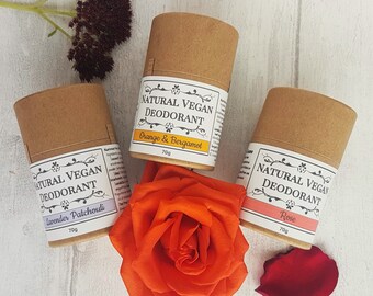 Organic Vegan Deodorant - 70g, natural, zero waste, comfortable to use