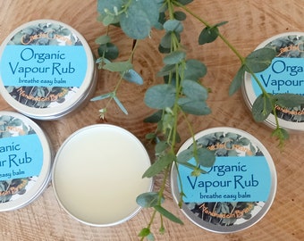 Breathe Easy Balm, Vapour rub - Natural Tiger Balm - clears airways