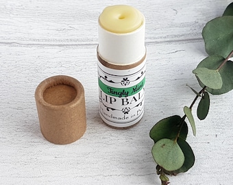 Tingly Mint Lip Balm - organic, natural, 8g, plastic free, herbal