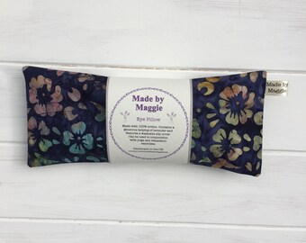 pretty lavender print slip cover Washable slip cover Lavender Eye Pillow