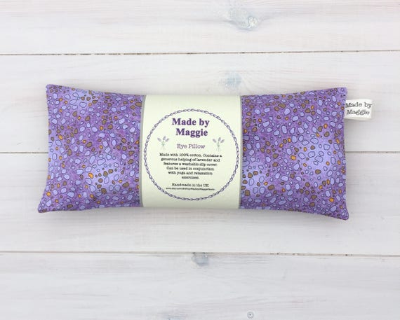 Lavender Eye Pillow With Removable Mauve Slip Cover Eye Pillow for Relaxation Yoga and Mindfulness Help to Relax With Soothing Lavender Etsy Canada