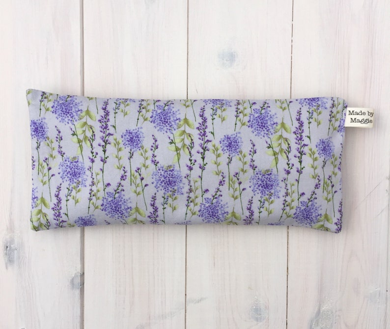 Lavender Eye Pillow With Removable Cover Mindfulness Lavender Etsy UK