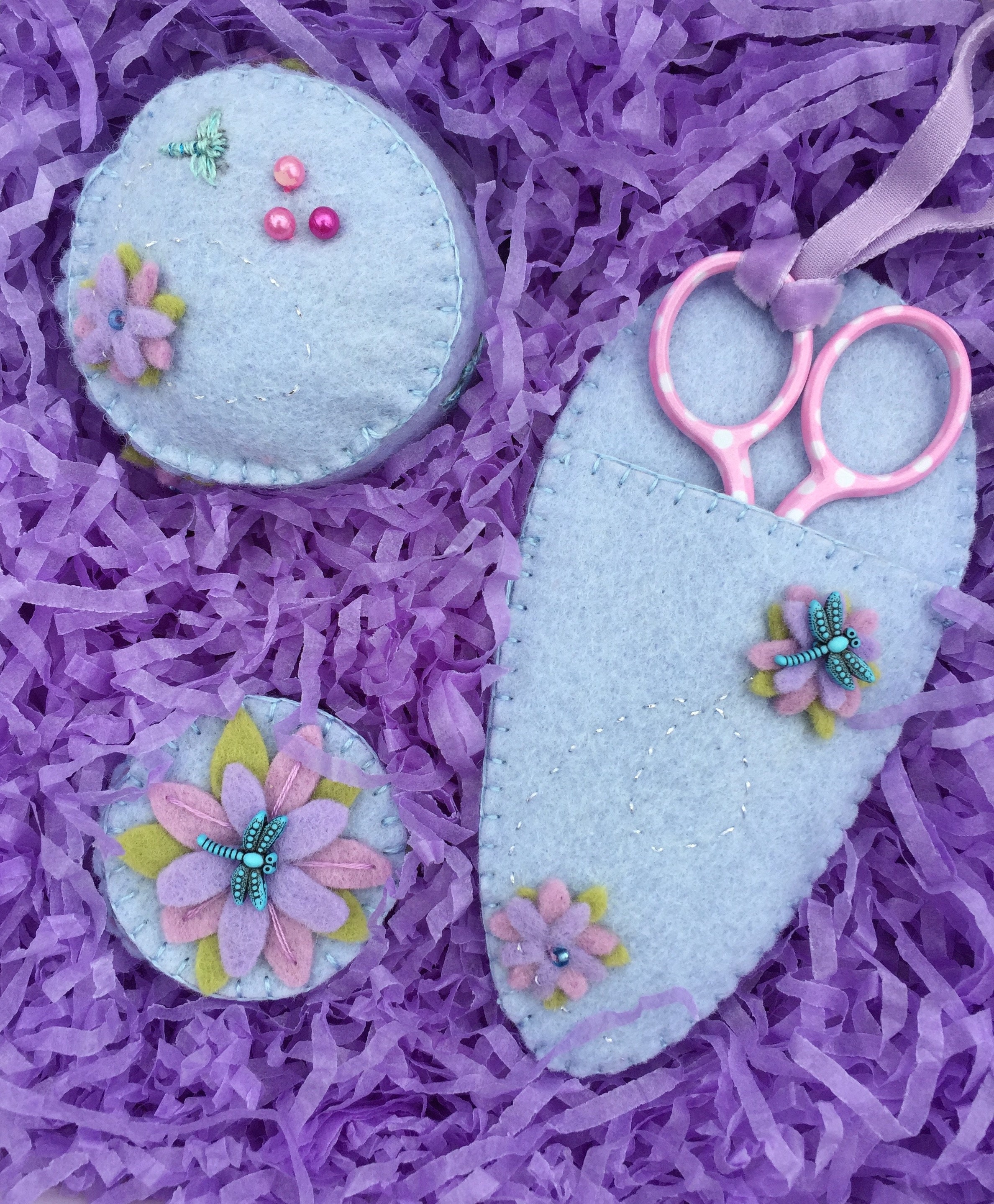 Sewing Gift Set Pale Blue Sewing Set for Mum Mother's Etsy UK