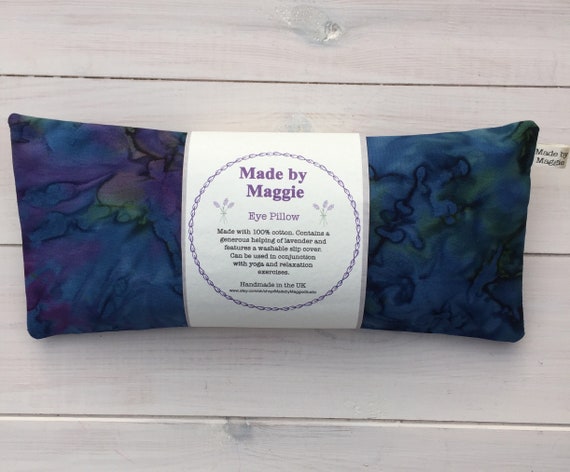 Lavender Eye Pillow with Northern Washable slip cover Lavender Eye Pillow