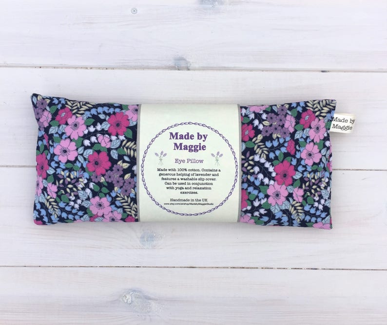 Lavender Eye Pillow With Removable Slipcover in Forest Etsy UK