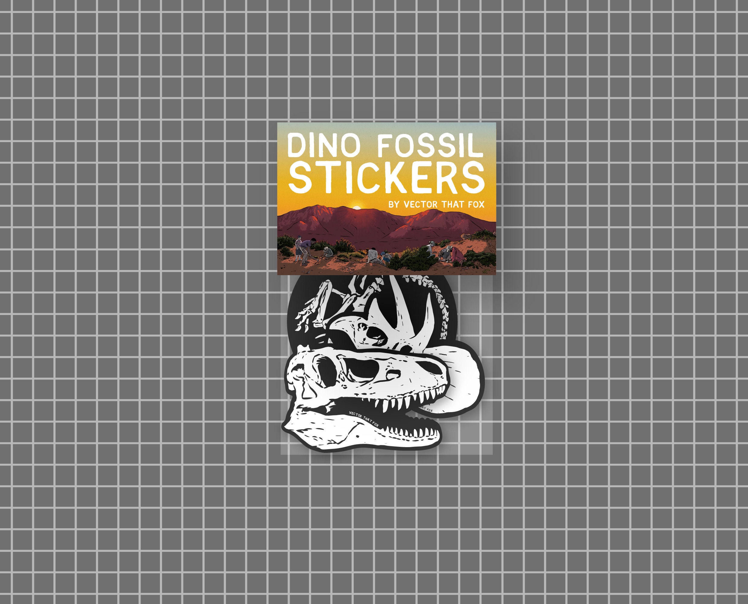 Dino Sticker — SciAnts