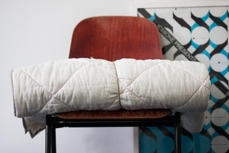 Wool Filled Comforter Linen Comforter Warm Blanket Winter Etsy