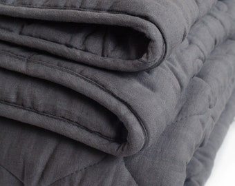 Organic Wool Comforter, Wool Duvet Insert, King Size Duvet Cover, Lightweight Duvet Insert, Linen Quilt, Warm Linen Blanket, Summer Duvet