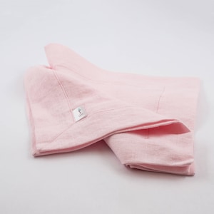 Tovaglioli di lino rosa, set di 4 tovaglioli di lino, tovaglioli da sposa, tovaglioli per la cena, biancheria da tavola, tovaglioli da cocktail, tovaglioli da tavolo di lino