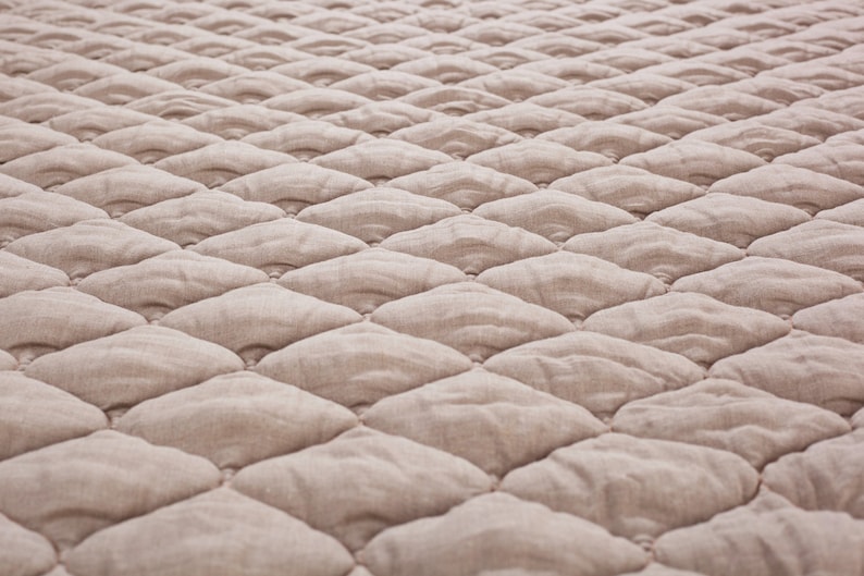 Linen Quilt Wool Comforter Linen Comforter Wool Duvet Etsy