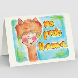 Pas de ProbLlama Carte de vœux